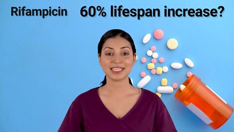 Rifampicin and lifespan extension