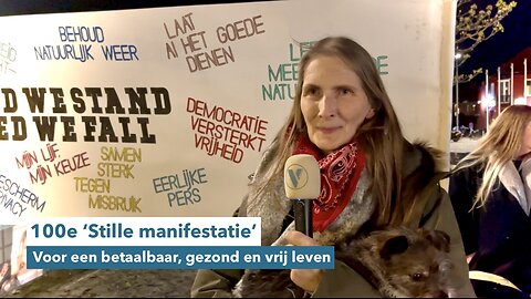 🎥 100e 'Stille manifestatie voor een betaalbaar, gezond en vrij leven' https://bgvl.be/