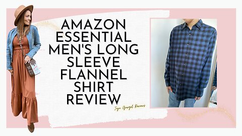 Amazon essential men's long sleeve flannel shirt review