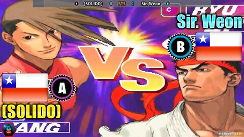 Street Fighter III 3rd Strike ((SOLIDO) Vs. Sir. Weon) [Chile Vs. Chile]