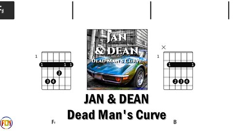 JAN & DEAN Dead Man's Curve 1963 FCN GUITAR CHORDS & LYRICS