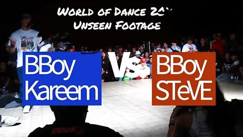 BBoy Kareem "Rock Force" Vs BBoy Steve "Knuckleheads/Supercr3w" Exhibition Battle @ WOD Bay Area.