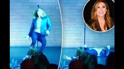 Heather McDonald collapses on stage. SCARY moment