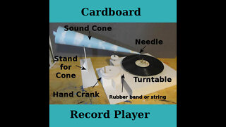 Make a cardboard record player