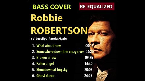 Bass cover ROBBIE ROBERTSON ("The Band") _ Lyrics, Clips, Clocks