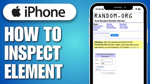 How To Inspect Element On iPhone