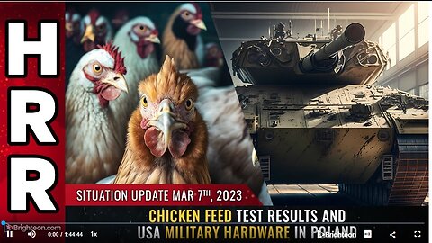 Situation Update, March 7, 2023 - Chicken feed test results and USA military hardware in Poland