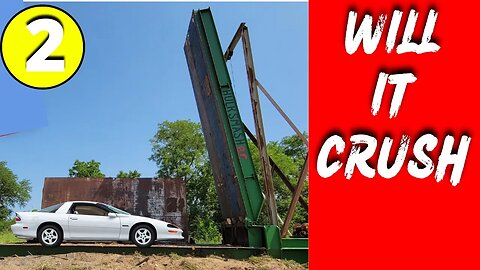 WE BUILT A CAR CRUSHER! (part 2)