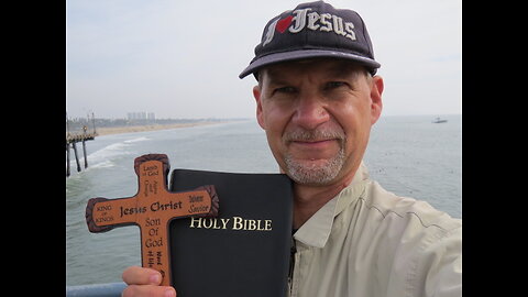 Brother in Christ,-David G. is preaching the Gospel on the Santa Monica Pier, - 2-17-2024