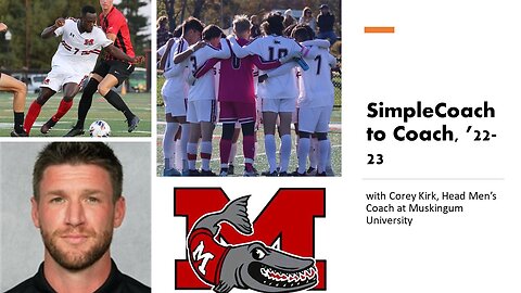 SimpleCoach to Coach with Cory Kirk, Head Men's Coach at Muskingum University