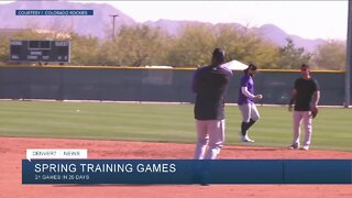Rockies start Spring Training games in Arizona