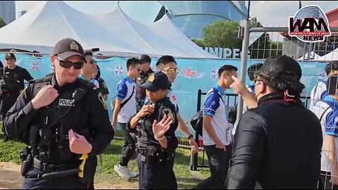 Clash Between Chinese Canadians & Hong Kong Police!