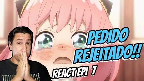 React - SPY x FAMILY Episódio 7 - PEDIDO DE DESCULPAS DA ANYA RECUSADO!! Reaction