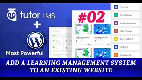 How to add a Learning Management System to an existing website | Adding Header and Footer
