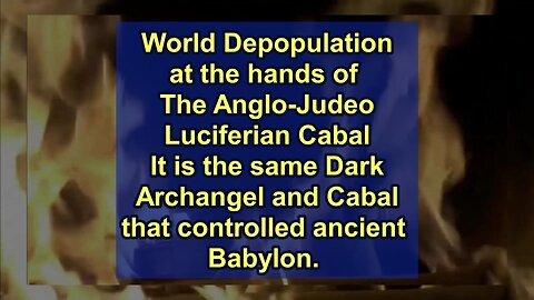 Luciferian Depopulation or the Great Culling or The Anti-Christ Project