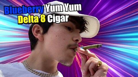 Blueberry Yum Yum Delta 8 Cigar
