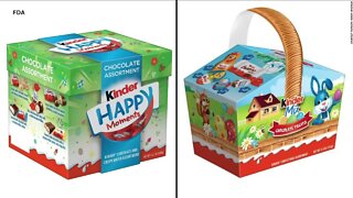 Ferrero recalls 2 Kinder chocolate products over salmonella concerns
