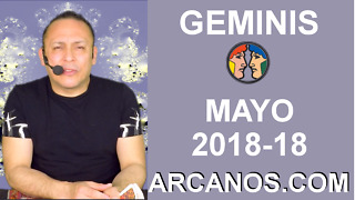 GEMINIS MAYO 2018-18-29 Abr al 5 May 2018-Amor Solteros Parejas Dinero Trabajo-ARCANOS.COM