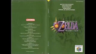 The Legend of Zelda Majora's Mask - Game Manual (N64) (Instruction Booklet)