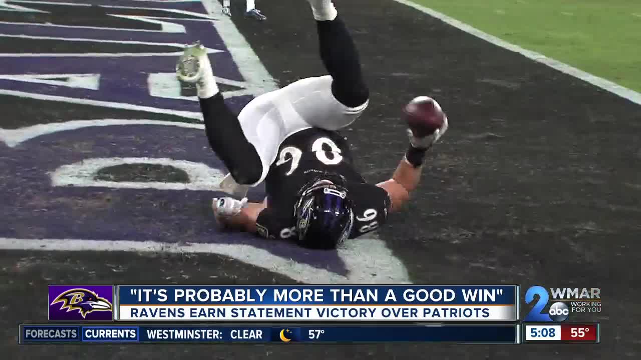 Victory over Patriots 'Probably more than a good win'