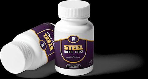Steel Bite Pro for supporting teeth and gums.