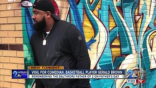 Slain father and basketball star Gerald Brown honored on Father's Day
