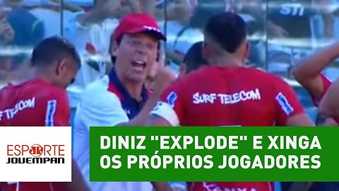 Fernando Diniz "explode", xinga os próprios jogadores e polemiza