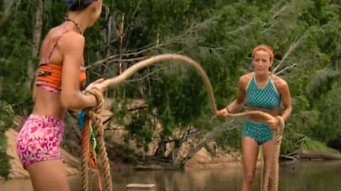 Hanging in the Balance (2 of 2) Immunity Challenge | Survivor: Australian Outback | S0210: Honeymoon