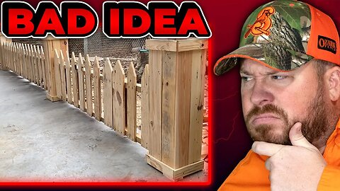 This DIY Pallet Fence Is DANGEROUS - DO NOT BUILD THIS!