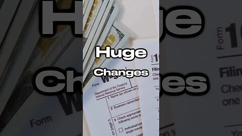 HUGE Tax changes will save you money! 💰