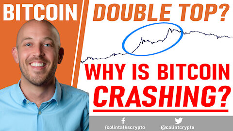 🔵 Why is BITCOIN CRASHING?! Double Top? Someone tipped me $20,000! Bull Run Price Predictions!