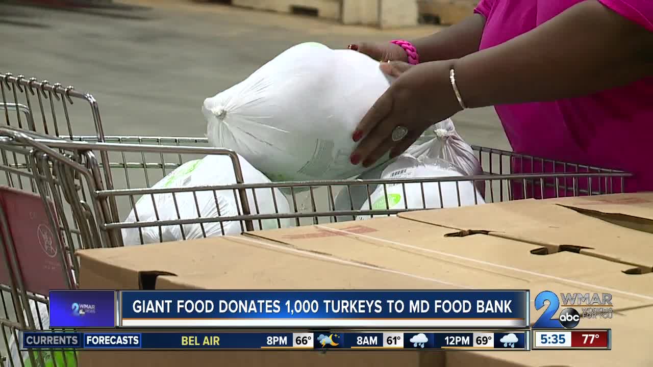 Giant Food donates 1,000 turkeys to Maryland Food Bank