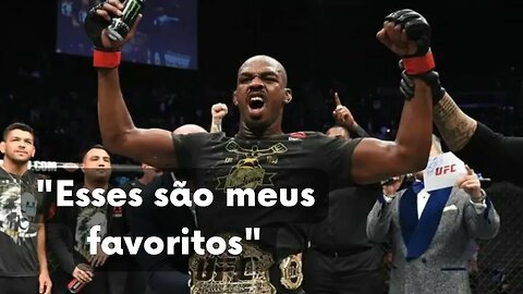 Incluindo dois brasileiros, Jon Jones enumera seus lutadores favoritos de todos os tempos no MMA