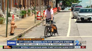 More bikes lanes, sidewalks & public transportation could be coming to Baltimore