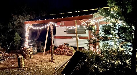 Vintage Camper Life - Winter Preparations At The Homestead - Off-Grid In Northern Arizona