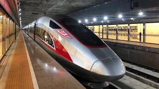 Guangzhou to Shenzhen, China - 4K High Speed Rail Fuxing Bullet Train - Full Trip Unedited