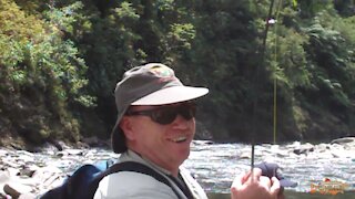 Kiwi Catching Wild Brown Trout