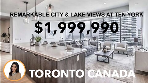 Remarkable City & Lake Views at Ten York. 10 York St #6303. Top reviewed Toronto real estate agents