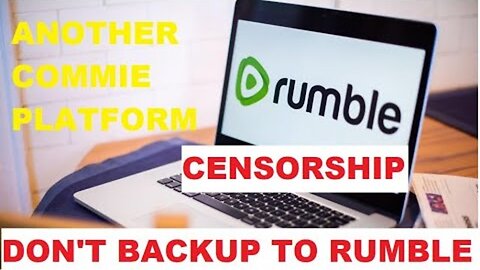 Rumble censors without explanation, breaching their contract