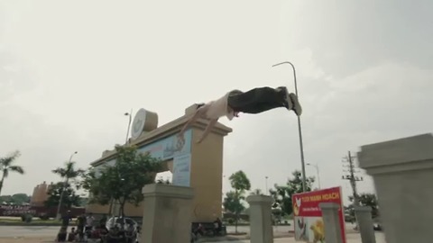 Parkour jumping Parkour jumping Parkour jumping