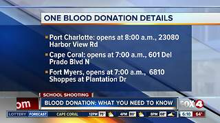 Blood supplies need replenishing in Southwest Florida