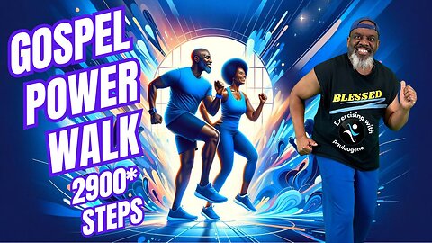 Inspirational Gospel Power Walk | Christian Fitness| 28 Min | Fast Paced | Step To The Beat