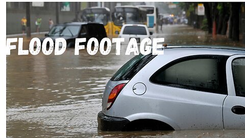 Flood Footage Driver Hardly Escaped