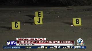 One person is dead after a deputy-involved shooting in Indianown