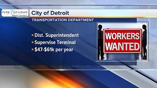 City of Detroit hiring for transportation department