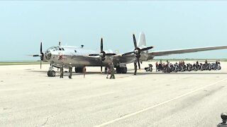 After being rescued from target practice in the Mojave, a piece of WWII history flies into Cleveland