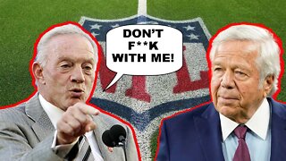 Jerry Jones tells Robert Kraft DON'T F**K WITH ME in HEATED exchange about Roger Goodell's contract!