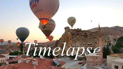 Hot Air Balloon Time Lapse | We Almost Hit A Mountain (Twice!) | 🇹🇷 Turkey Travel Vlog (Ep. 8)