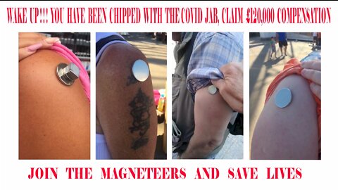 SHOCKED VICTIMS INJECTED WITH POISON, JOIN THE MAGNETEERS AND SAVE LIVES.