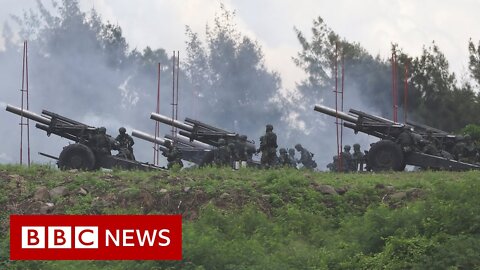 Taiwanese military drill simulates response to China attack - BBC News